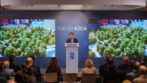 El alcalde, Martínez-Almeida, en la presentación del proyecto Nuevo AZCA El alcalde, Martínez-Almeida, en la presentación del proyecto Nuevo AZCA