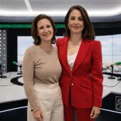 Eva Franco (derecha) y Ángela Álvarez