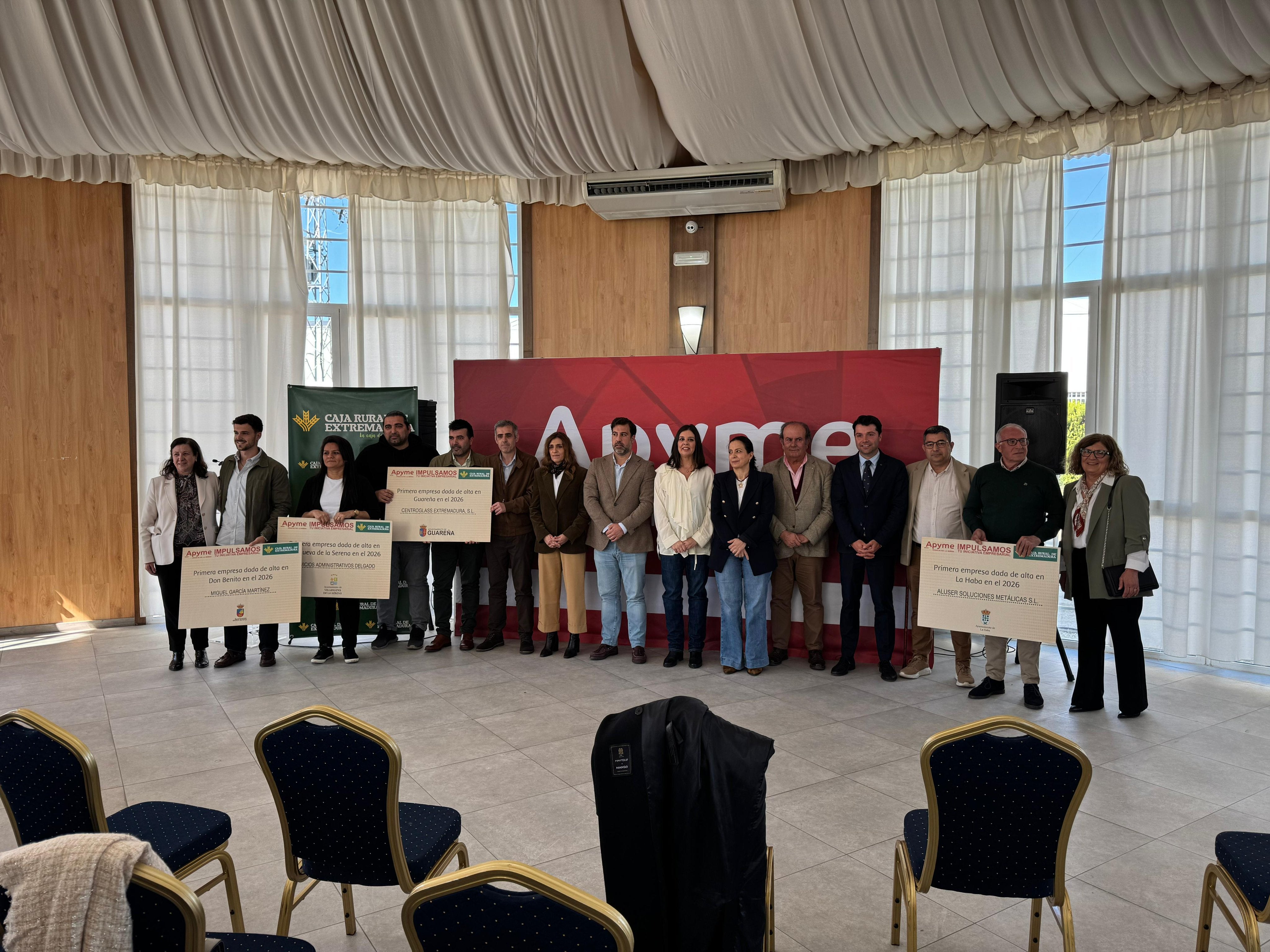 APYME distingue a las cuatro primeras nuevas empresas de Vegas Altas y La Serena en 2026 APYME distingue a las cuatro primeras nuevas empresas de Vegas Altas y La Serena en 2026