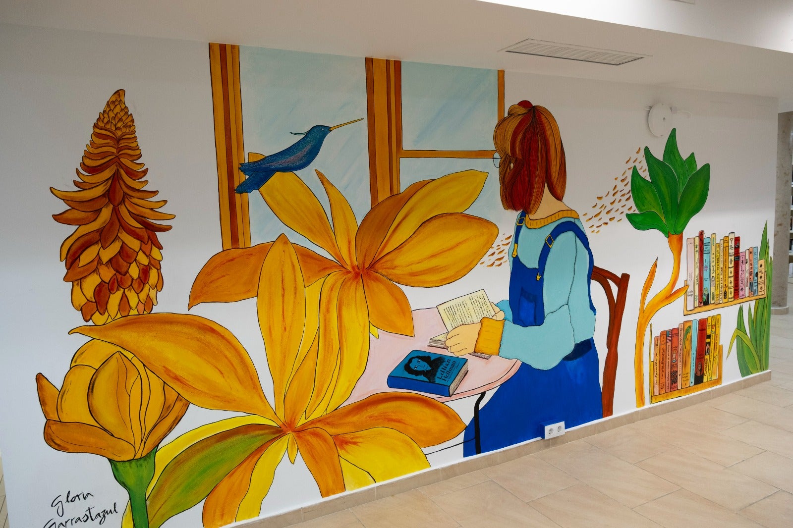 La Biblioteca de Santa María inaugura dos murales de la artista Gloria Garrastazul episode artwork