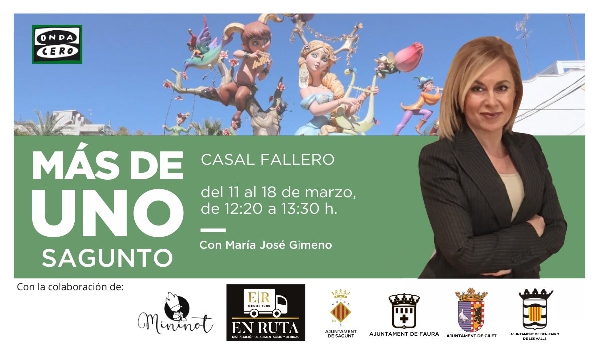 Más de uno Sagunto 'Especial Casal Fallero' 18/03/2026 Más de uno Sagunto 'Especial Casal Fallero' 18/03/2026