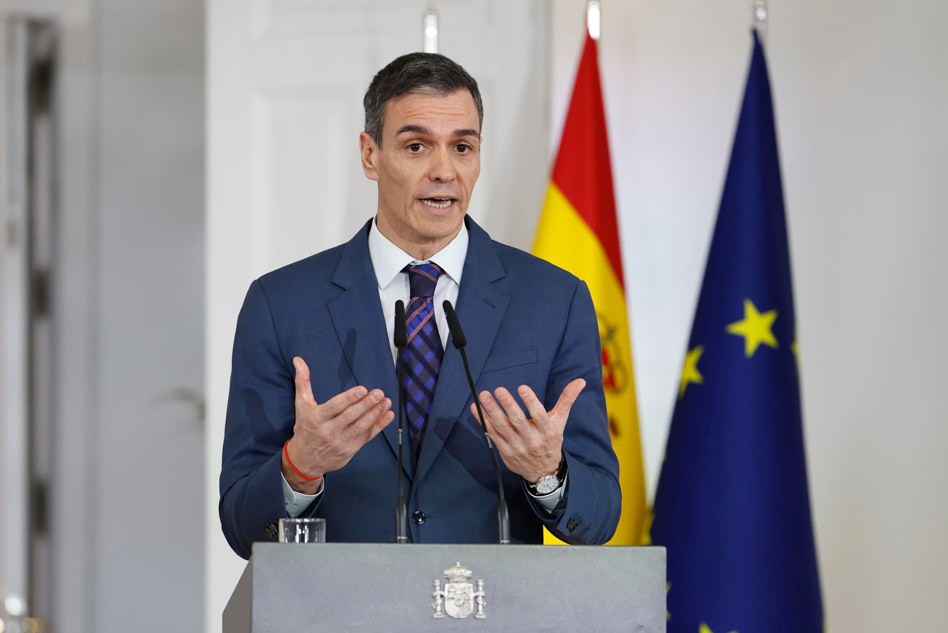 Sánchez deja de lado la intención de presentar los presupuestos ante la "gravedad" por la guerra de Irán Sánchez deja de lado la intención de presentar los presupuestos ante la "gravedad" por la guerra de Irán
