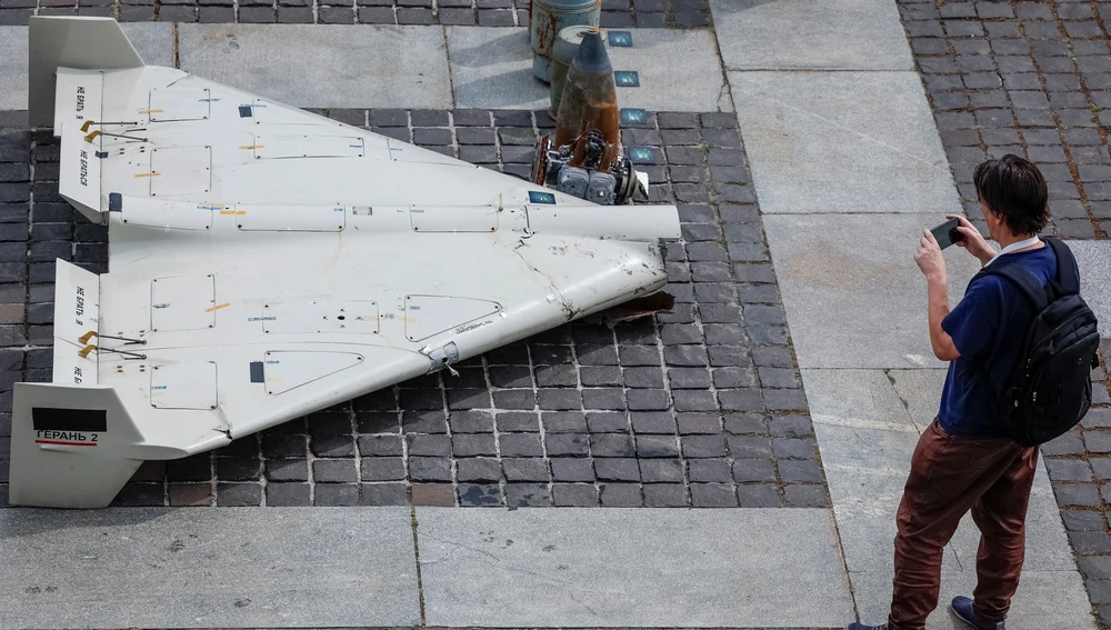 Un misil 'Shahed' Un misil 'Shahed'