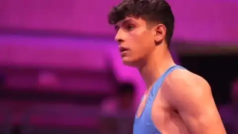 El luchador Saleh Mohammadi El luchador Saleh Mohammadi