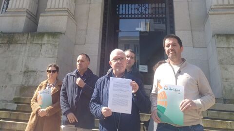 Representantes de Unións Agrarias, diante do Tribunal Superior de Xustiza de Galicia Representantes de Unións Agrarias, diante do Tribunal Superior de Xustiza de Galicia