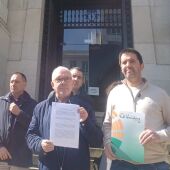 Representantes de Unións Agrarias, diante do Tribunal Superior de Xustiza de Galicia