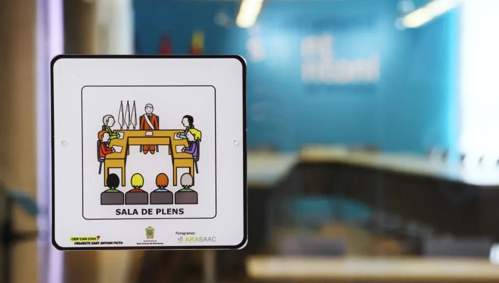 El proyecto PICTO ha llegado hasta el Ayuntamiento de Sant Antoni El proyecto PICTO ha llegado hasta el Ayuntamiento de Sant Antoni