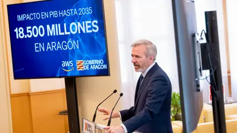 El presidente Azcón ha presentado los nuevos planes de implantación de AWS El presidente Azcón ha presentado los nuevos planes de implantación de AWS