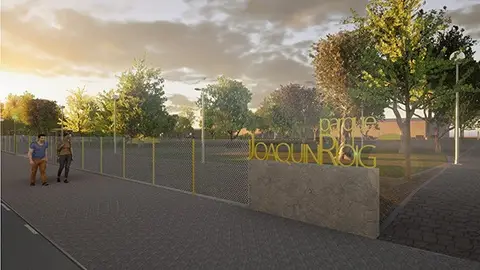 Adjudicadas las obras para iniciar la mejora del Parque Joaquín Roig de Huesca Adjudicadas las obras para iniciar la mejora del Parque Joaquín Roig de Huesca