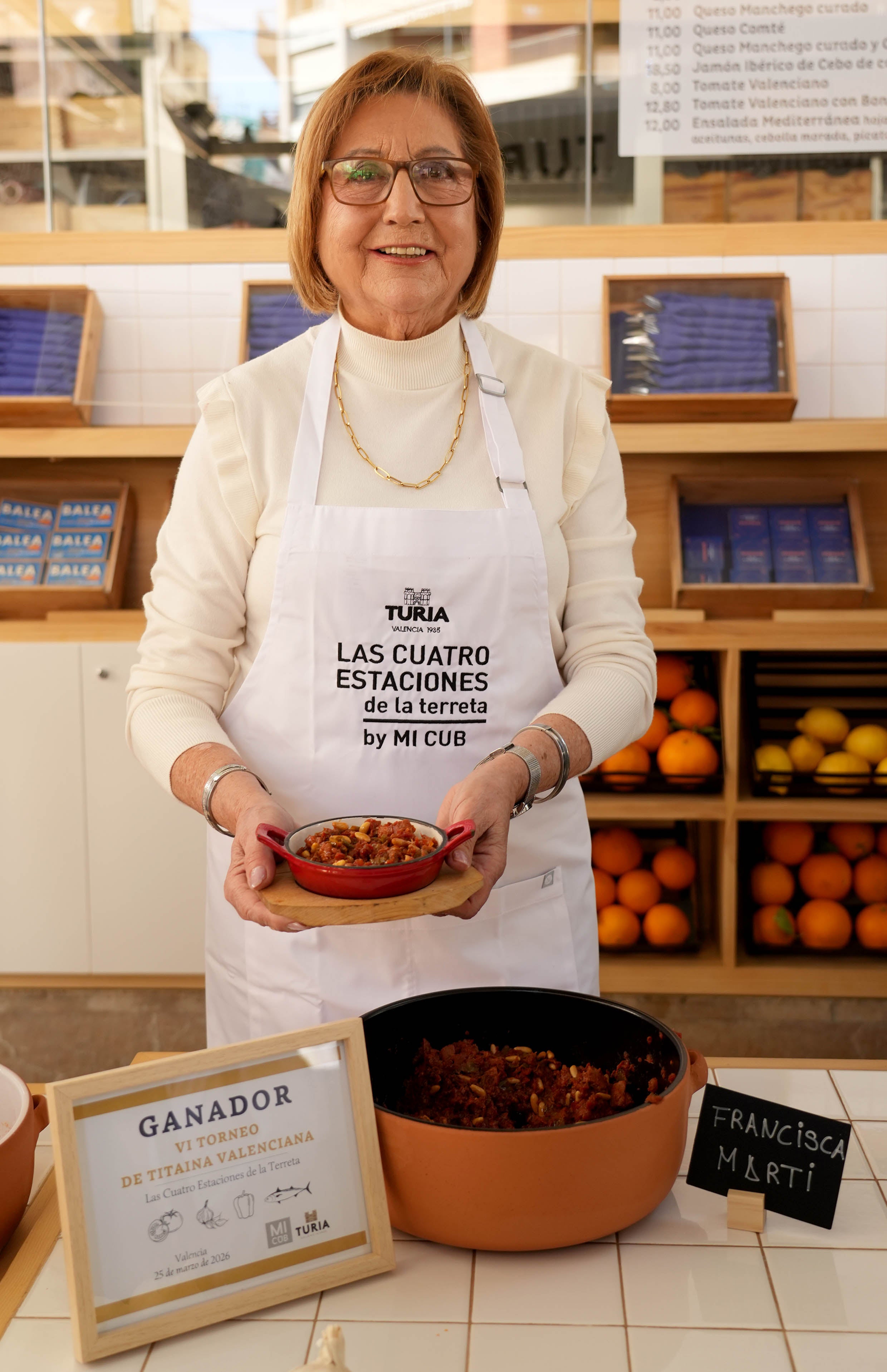 La receta de toda una vida: Paqui Martí conquista el Torneo de Titaina Valenciana La receta de toda una vida: Paqui Martí conquista el Torneo de Titaina Valenciana