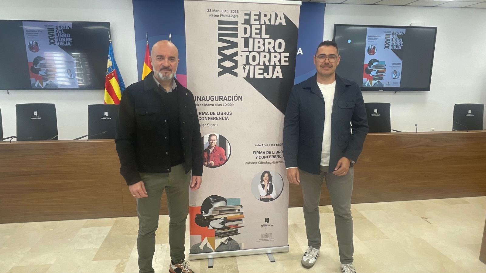 Javier Sierra inaugurará este sábado una XXVIII Feria del Libro de Torrevieja que ofrece numerosas actividades literarias Javier Sierra inaugurará este sábado una XXVIII Feria del Libro de Torrevieja que ofrece numerosas actividades literarias