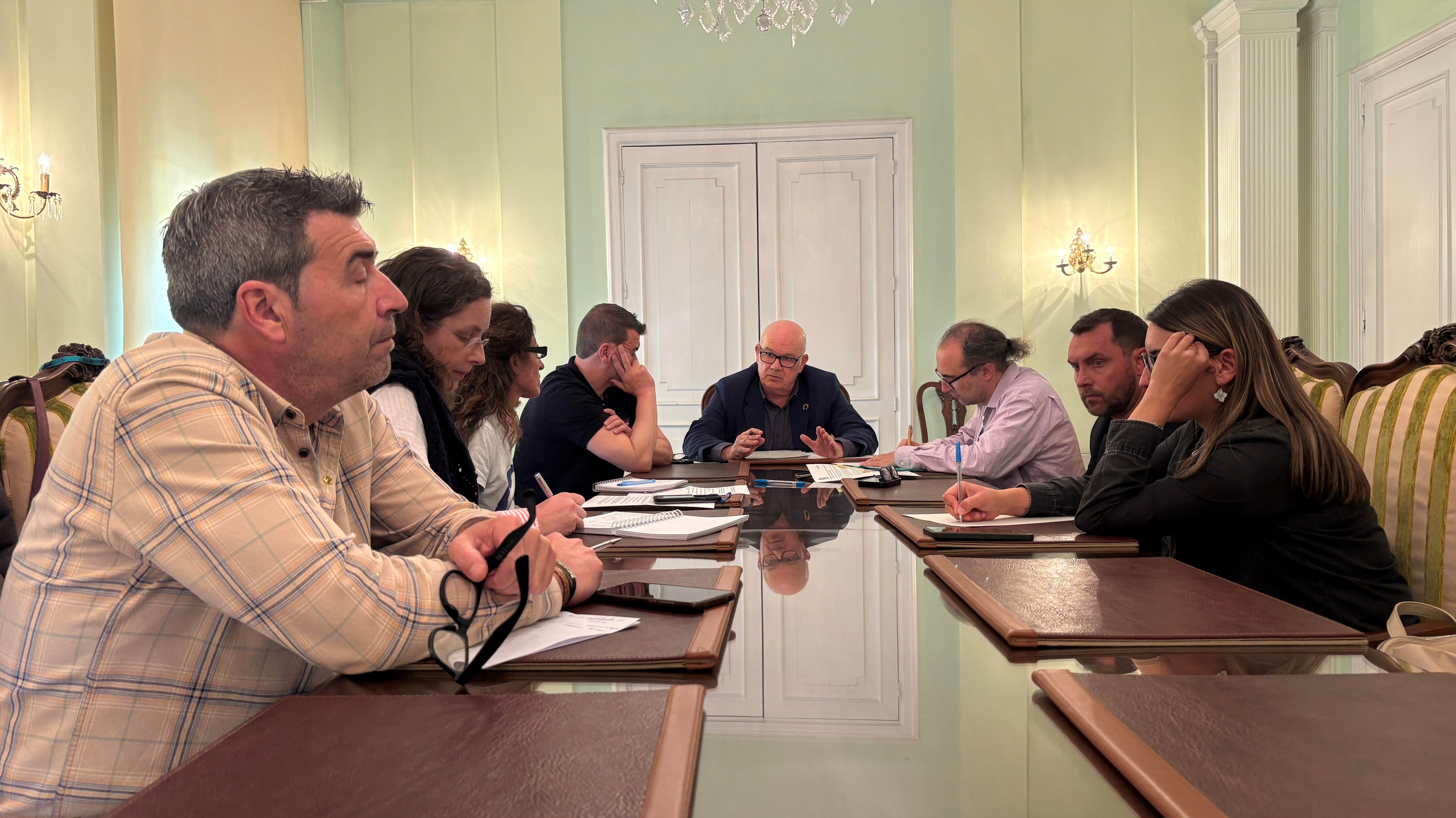 Econtro de Eladio Santos coa Plataforma Dereito ao Tren Econtro de Eladio Santos coa Plataforma Dereito ao Tren