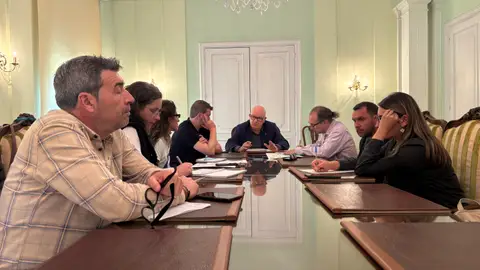 Econtro de Eladio Santos coa Plataforma Dereito ao Tren Econtro de Eladio Santos coa Plataforma Dereito ao Tren