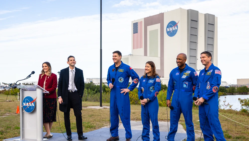 Los cuatro tripulantes de Artemis II Los cuatro tripulantes de Artemis II