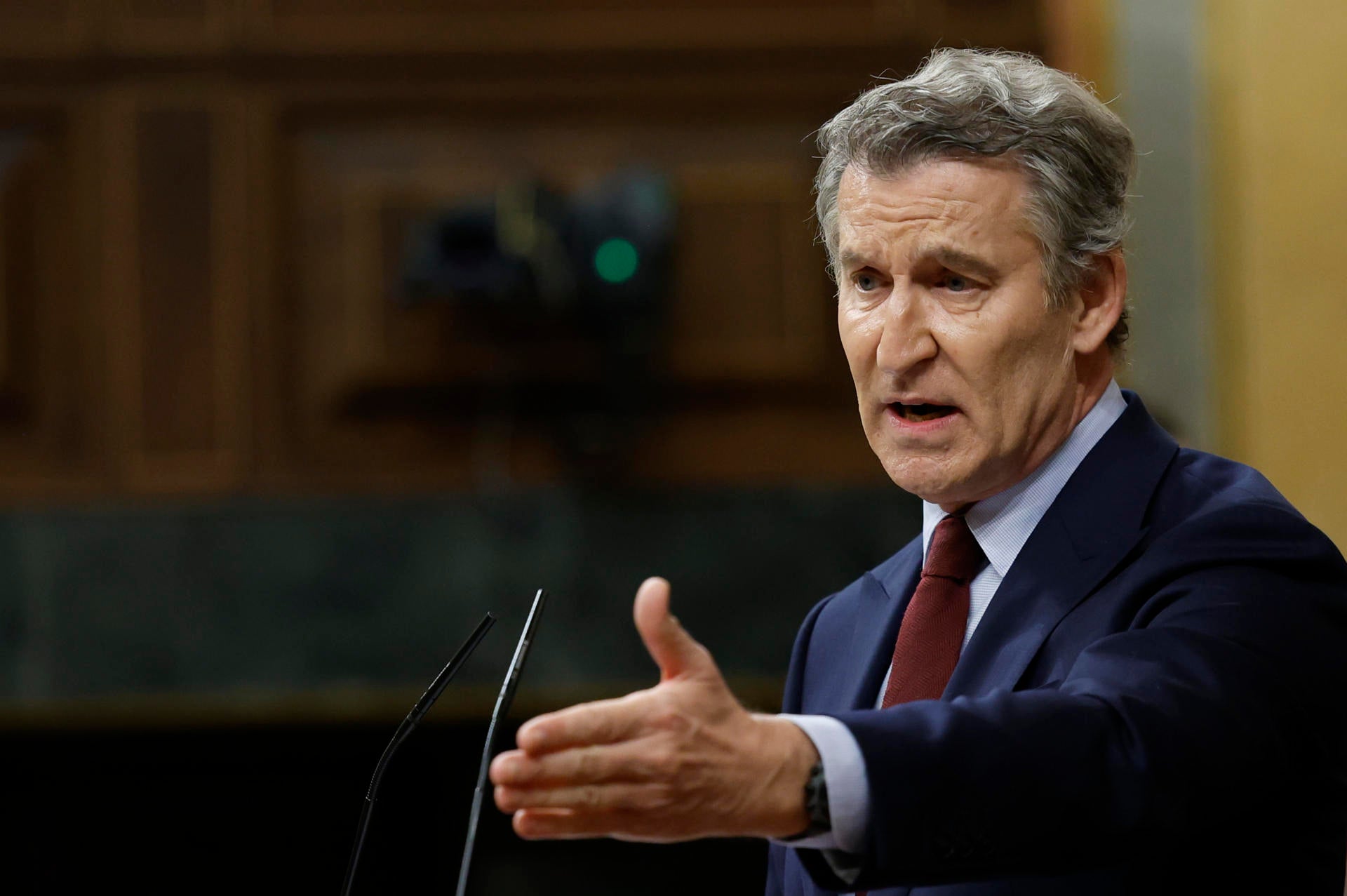 El líder del PP, Alberto Núñez Feijóo, en una foto de archivo. El líder del PP, Alberto Núñez Feijóo, en una foto de archivo.