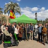 Punto informativo contra Mercosur de Vox en Elche. 