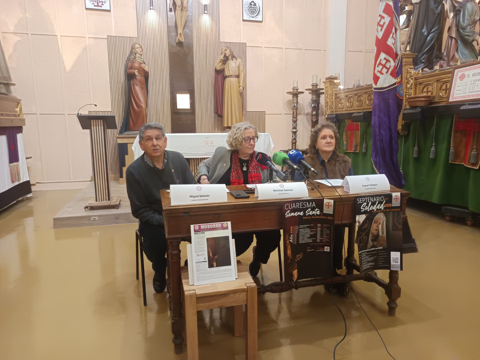 Marimar Ganuza: "Confiamos en que este año salga la Procesión del Santo Entierro del Viernes Santo" Marimar Ganuza: "Confiamos en que este año salga la Procesión del Santo Entierro del Viernes Santo"