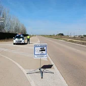 Un control de tráfico de la Guardia Civil Un control de tráfico de la Guardia Civil