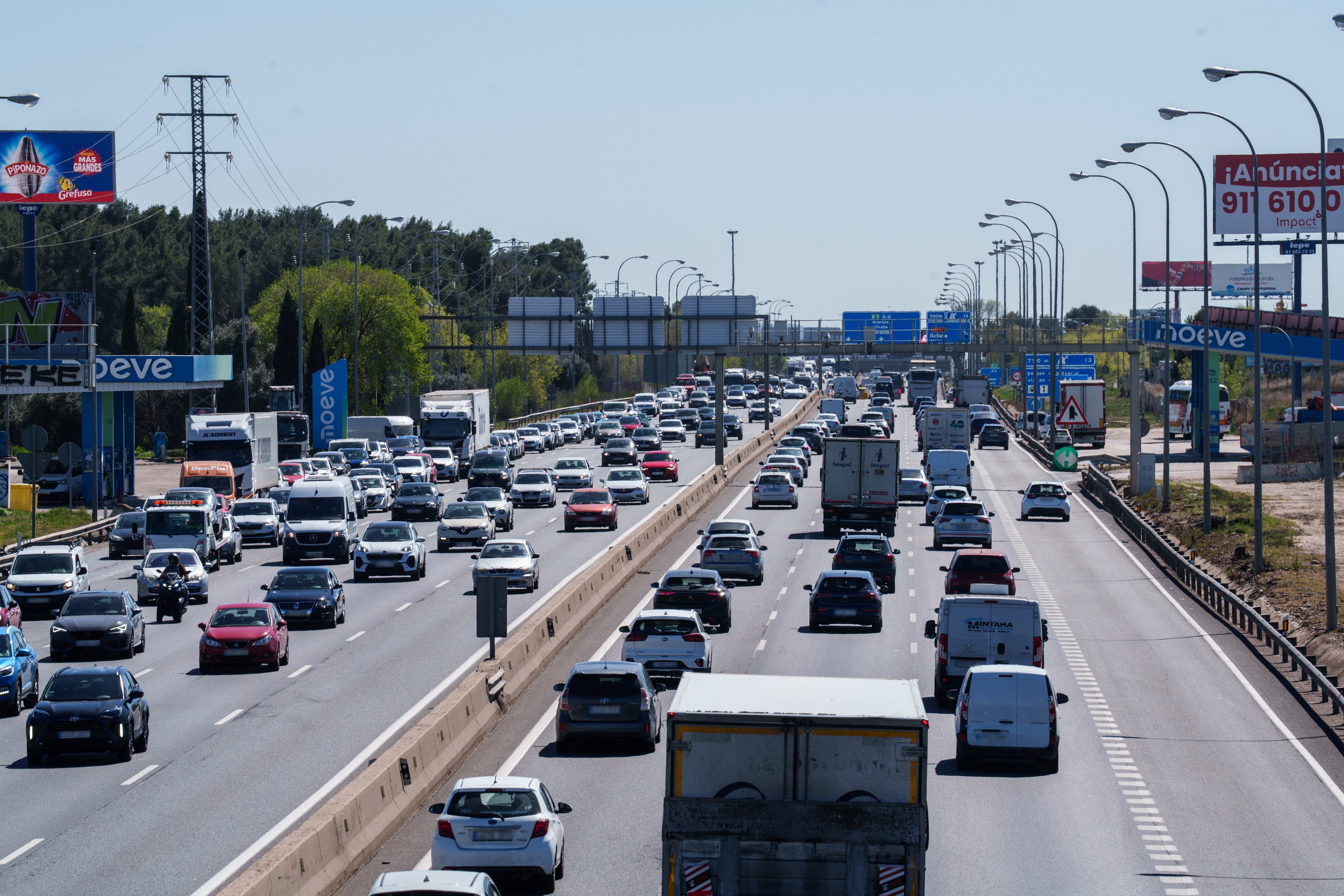 Vehículos en carretera durante la operación salida de Semana Santa 2026 Vehículos en carretera durante la operación salida de Semana Santa 2026