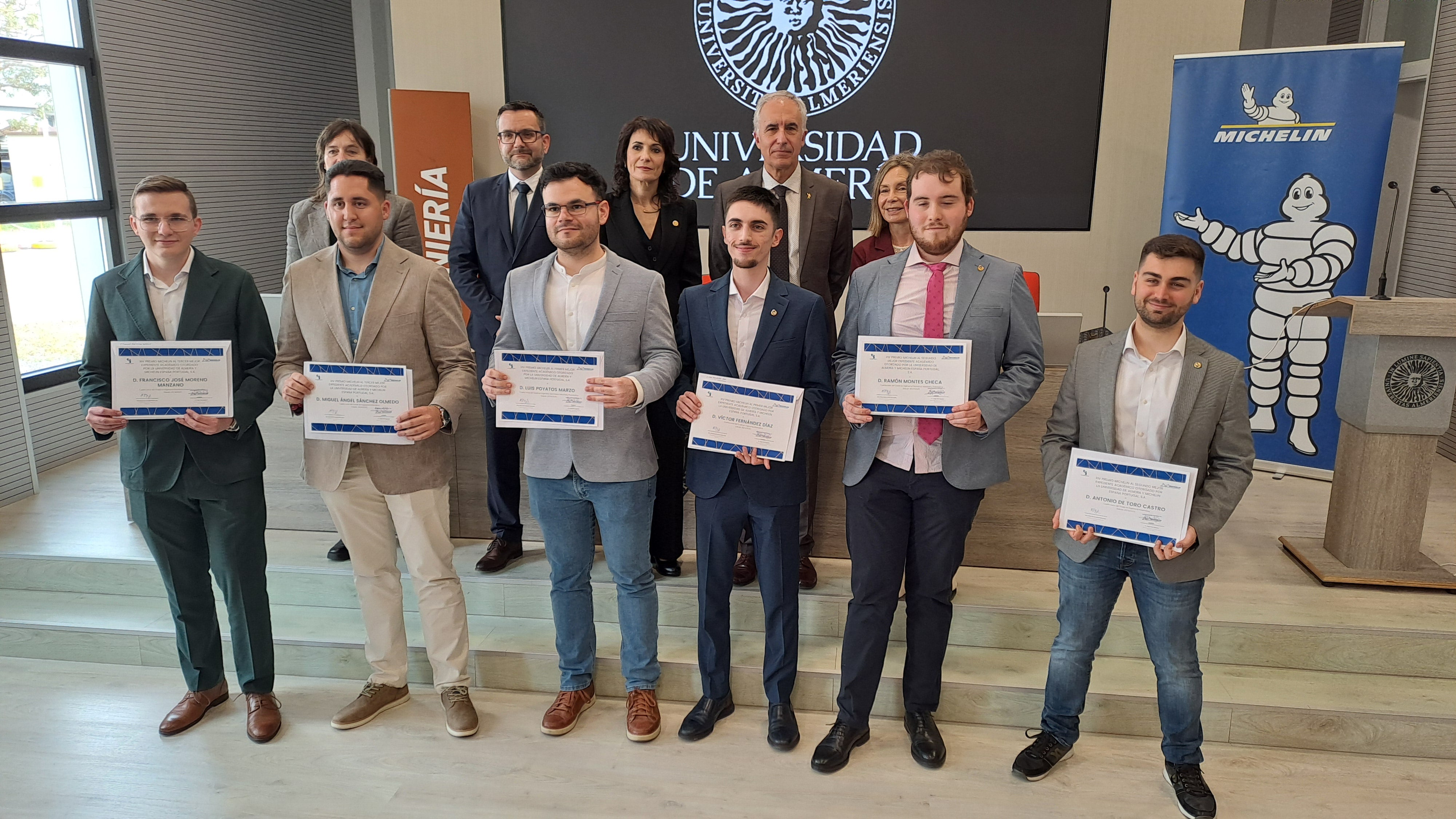 La UAL y Michelin premian el talento ingenieril y abren la puerta a la era digital La UAL y Michelin premian el talento ingenieril y abren la puerta a la era digital