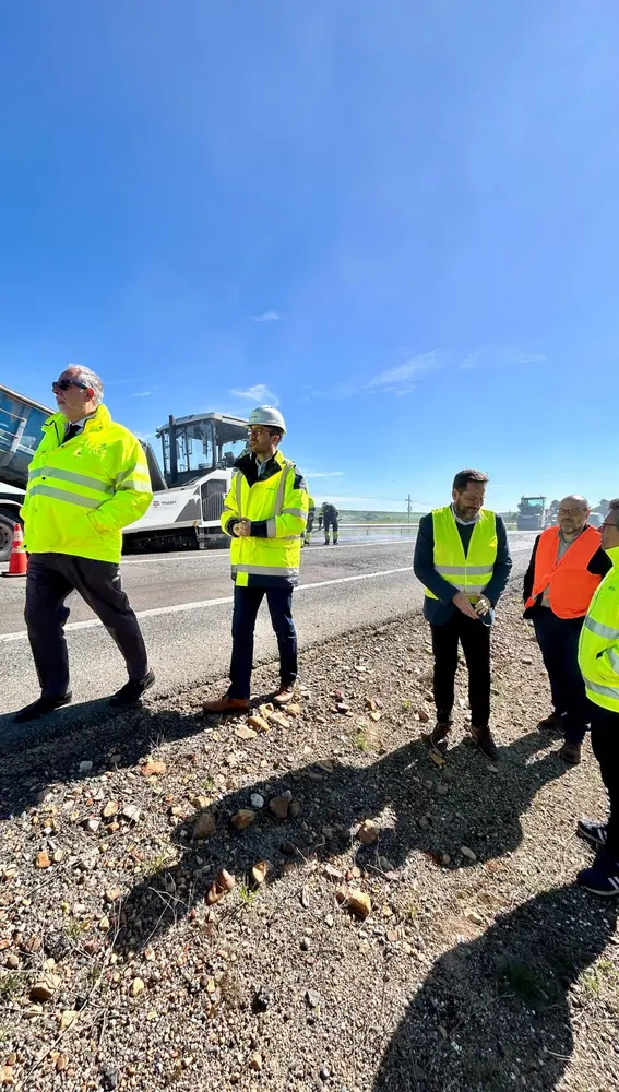 David Broceño ha visitado las obras David Broceño ha visitado las obras