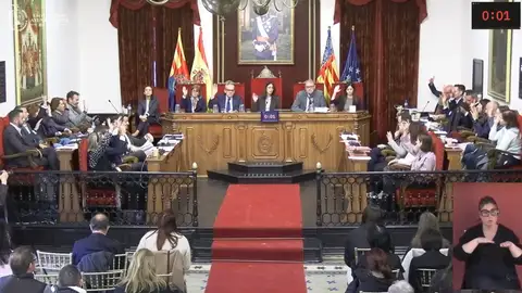 Pleno municipal del Ayuntamiento de Elche. Pleno municipal del Ayuntamiento de Elche.