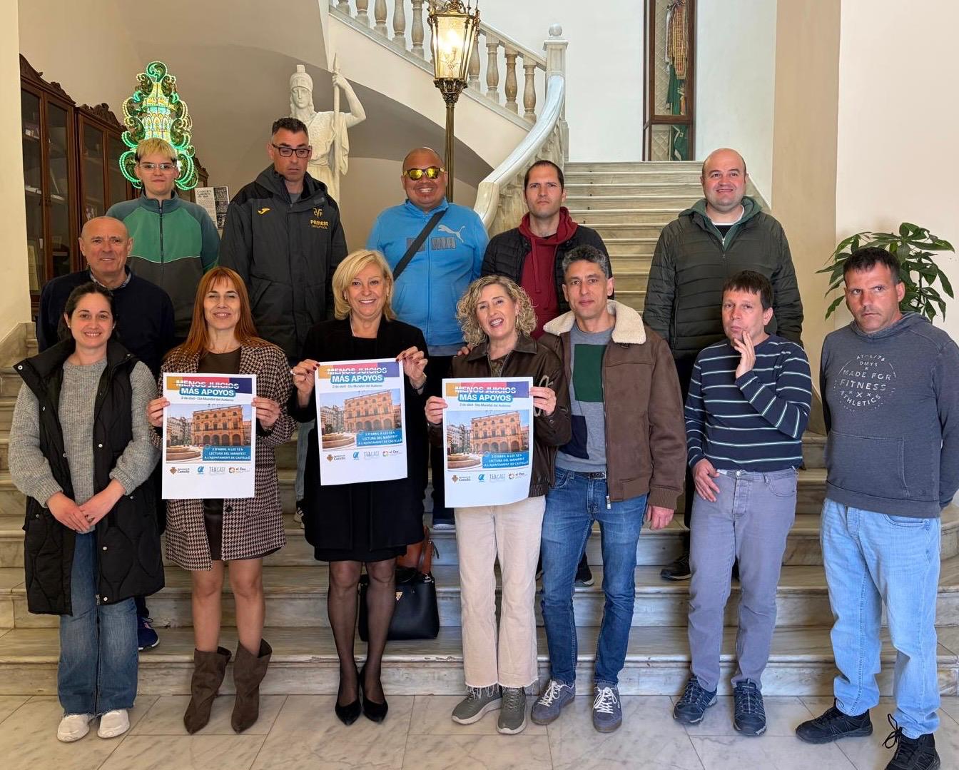 Castellón presenta el cartel del Día del Autismo que se celebrará el 2 de abril en la Plaza Mayor, con el lema “Menos juicios, más apoyos” Castellón presenta el cartel del Día del Autismo que se celebrará el 2 de abril en la Plaza Mayor, con el lema “Menos juicios, más apoyos”