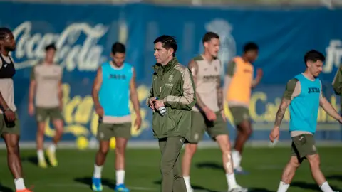 Marcelino dirige la vuelta al trabajo del Villarreal Marcelino dirige la vuelta al trabajo del Villarreal