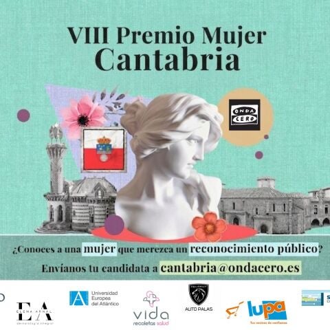 Cartel del VIII Premio Mujer Cantabria