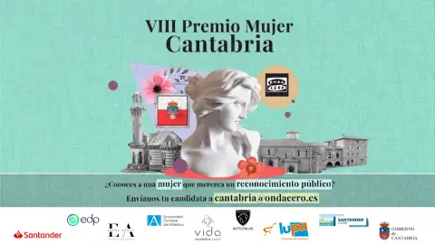 Cartel del VIII Premio Mujer Cantabria Cartel del VIII Premio Mujer Cantabria