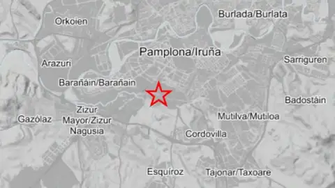 El Instituto Geográfico Nacional registra dos seísmos en Navarra El Instituto Geográfico Nacional registra dos seísmos en Navarra