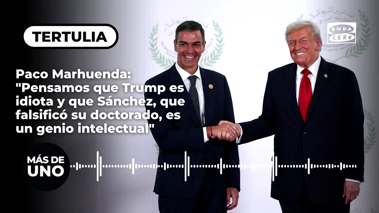 Opinión de Marhuenda sobre Trump y Sánchez en Más de uno Opinión de Marhuenda sobre Trump y Sánchez en Más de uno