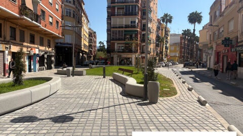 Pla&ccedil;a d'Alacant en Alzira remodelada