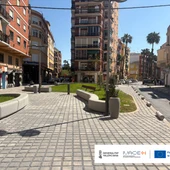 Plaça d'Alacant en Alzira remodelada Plaça d'Alacant en Alzira remodelada