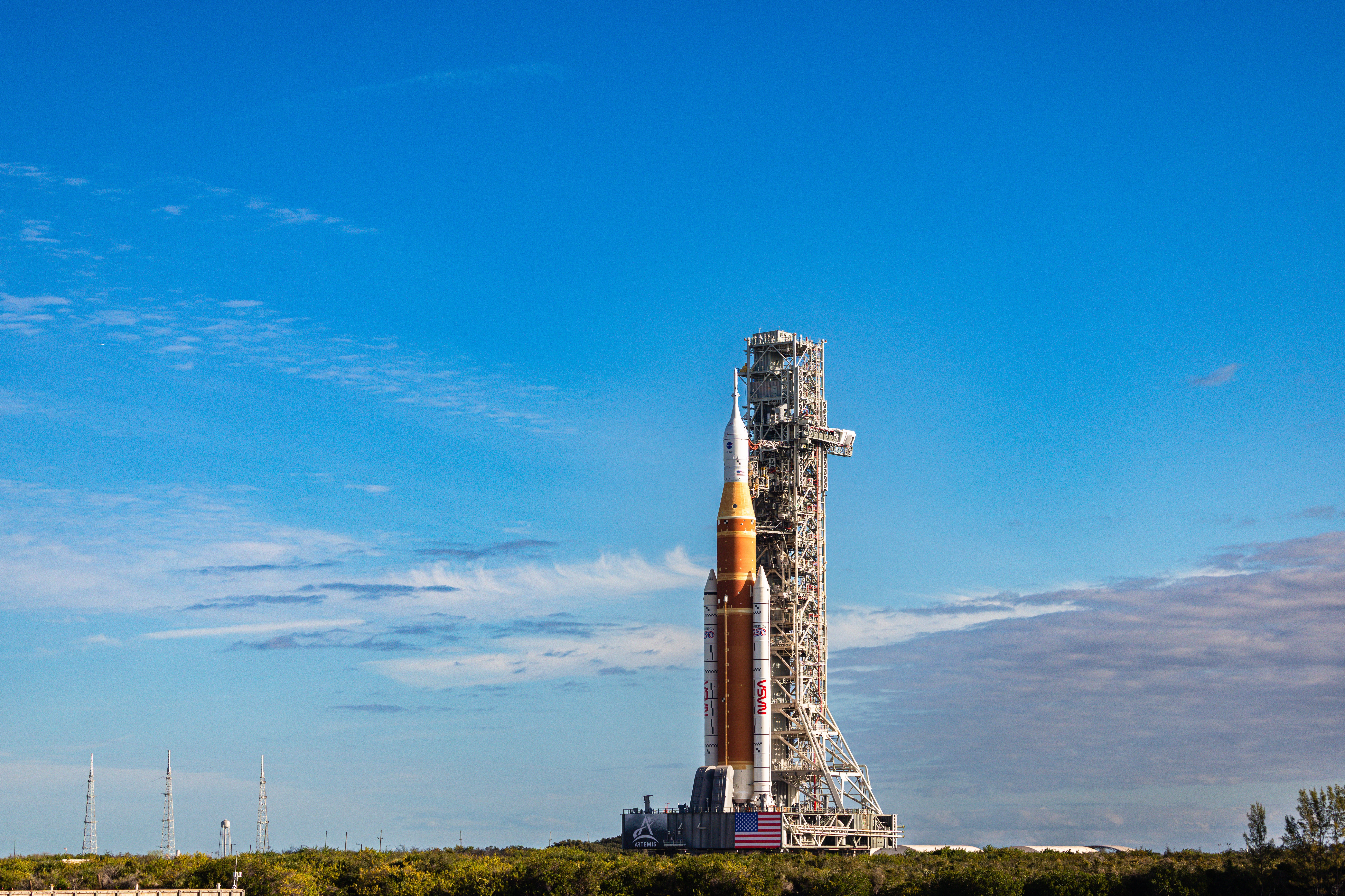 Vista de la nace Orion, de la misión Artemis II de la NASA que vuelve a la Luna medio siglo después Vista de la nace Orion, de la misión Artemis II de la NASA que vuelve a la Luna medio siglo después
