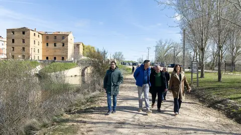El Consorcio del Canal invierte 165.000 euros en transformar el parque del Canal de Castilla y reforzar la conexión en la localidad de Grijota .