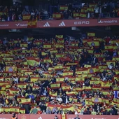 Imagen de la grada del RCDE Stadium durante el España Egipto Imagen de la grada del RCDE Stadium durante el España Egipto