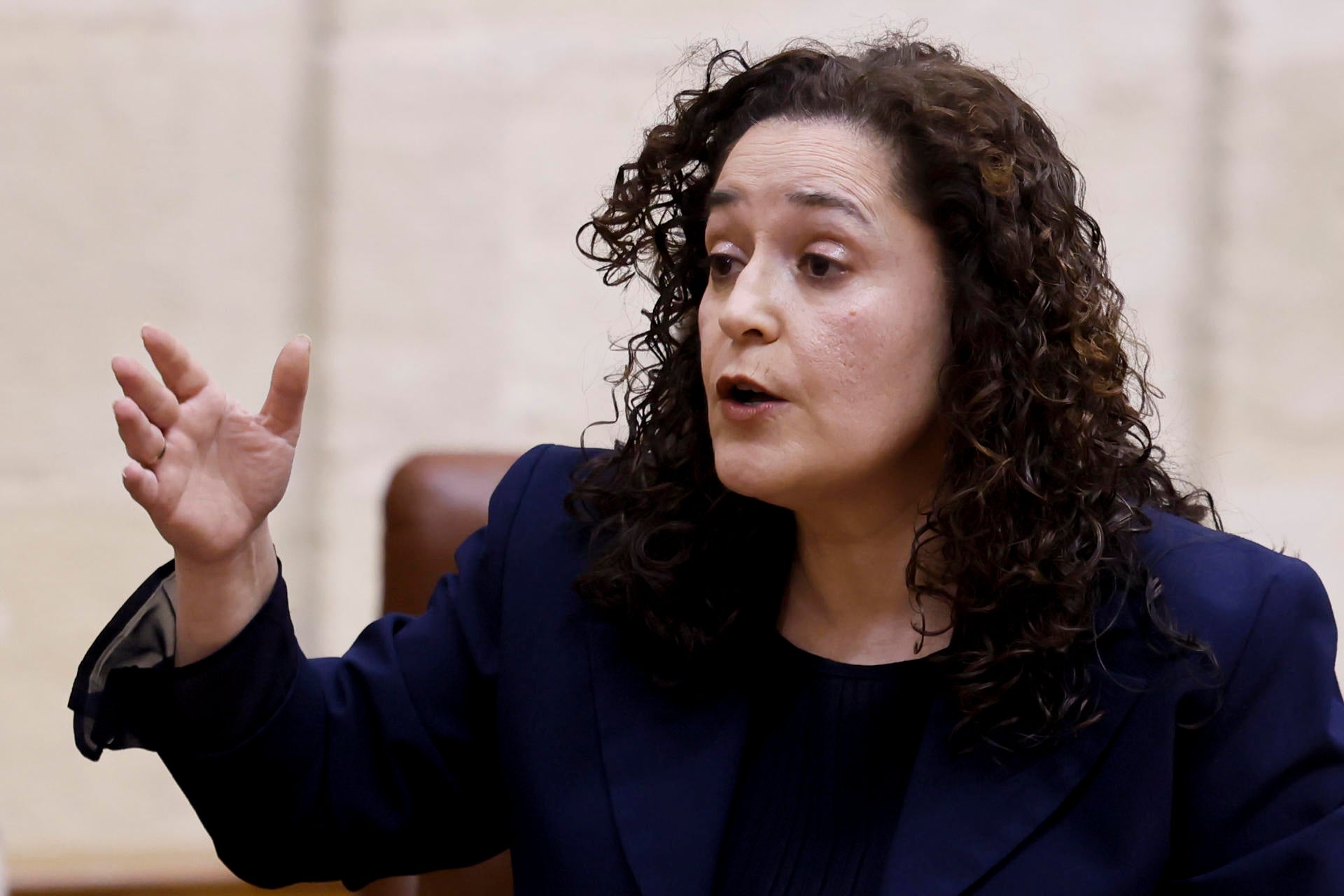 Portavoz de Unidas Podemos por Andalucía, Inmaculada Nieto Castro Portavoz de Unidas Podemos por Andalucía, Inmaculada Nieto Castro