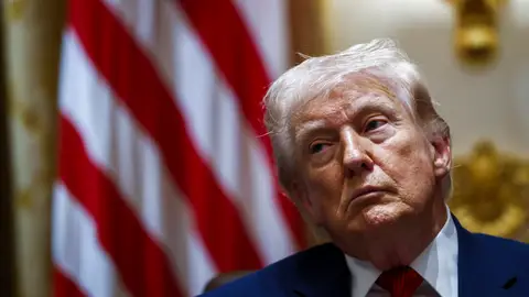 El presidente Donald Trump durante una reunión en la Cámara de Estados Unidos El presidente Donald Trump durante una reunión en la Cámara de Estados Unidos