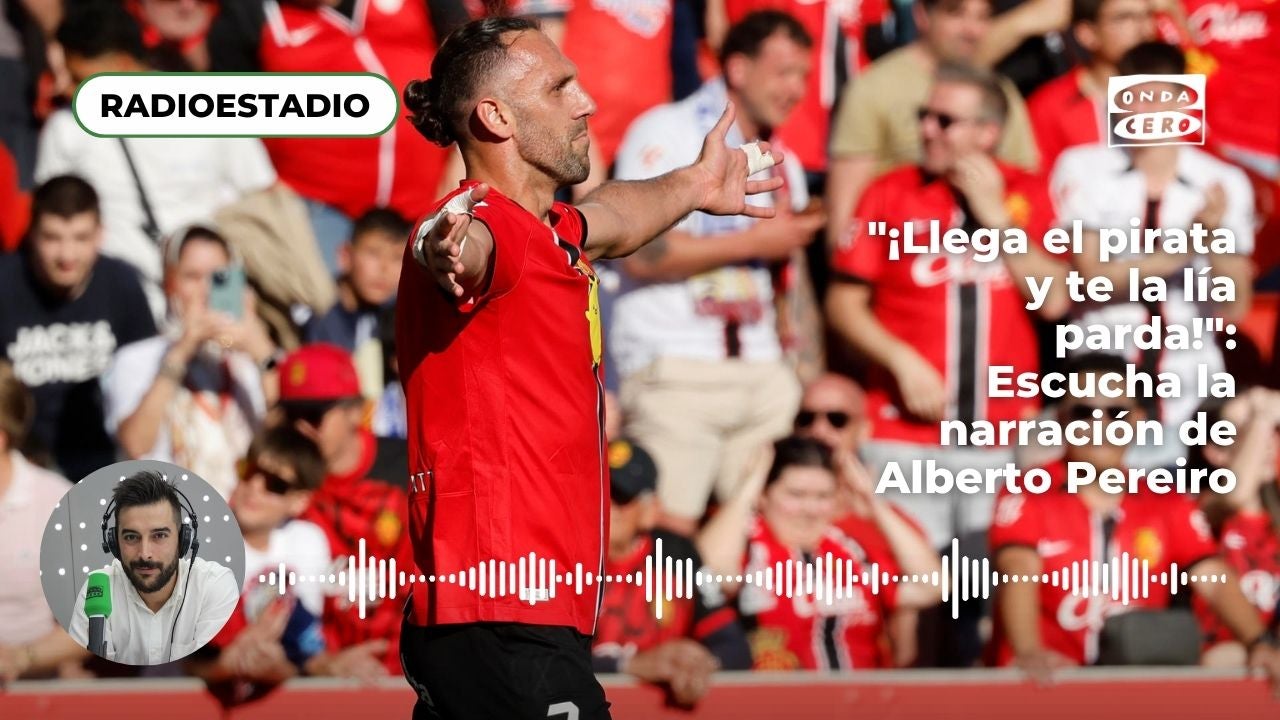 "¡Llega el pirata y te la lía parda!": Alberto Pereiro reacciona al gol de Muriqi, que ha dado la victoria al Mallorca ante el Madrid (2-1) "¡Llega el pirata y te la lía parda!": Alberto Pereiro reacciona al gol de Muriqi, que ha dado la victoria al Mallorca ante el Madrid (2-1)