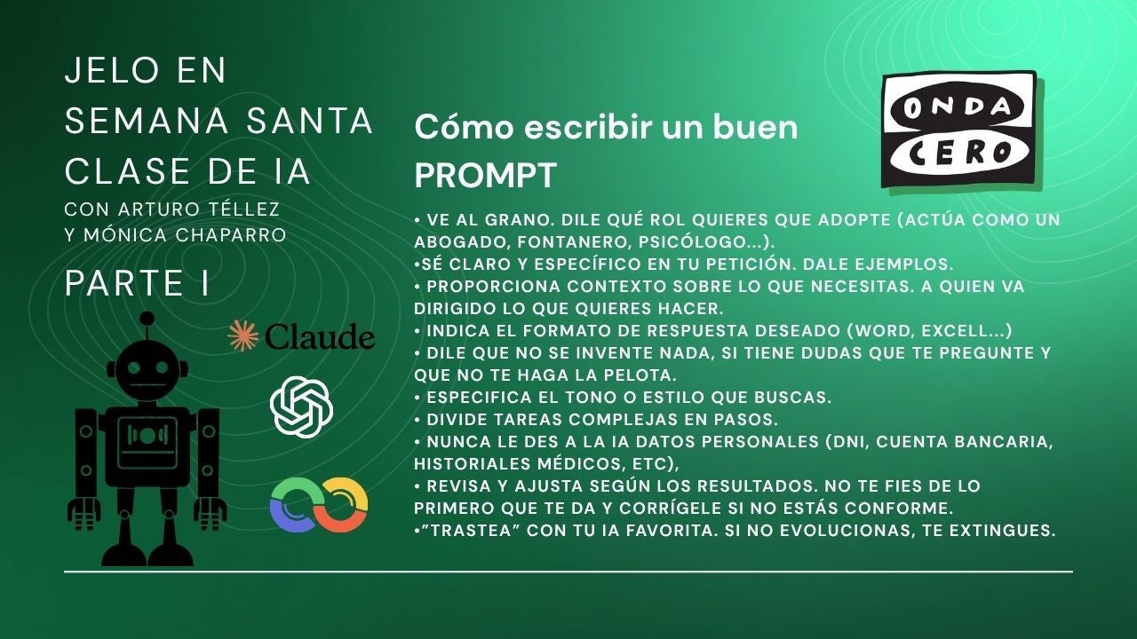 Cómo crear paso a paso un buen prompt para la inteligencia artificial