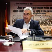 Santos Cerdán, en una imagen de archivo en el Senado Santos Cerdán, en una imagen de archivo en el Senado