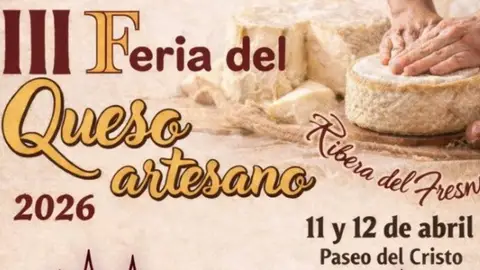 Once queserías participan del 11 al 12 de abril en la III Feria del Queso Artesano de Ribera del Fresno Once queserías participan del 11 al 12 de abril en la III Feria del Queso Artesano de Ribera del Fresno