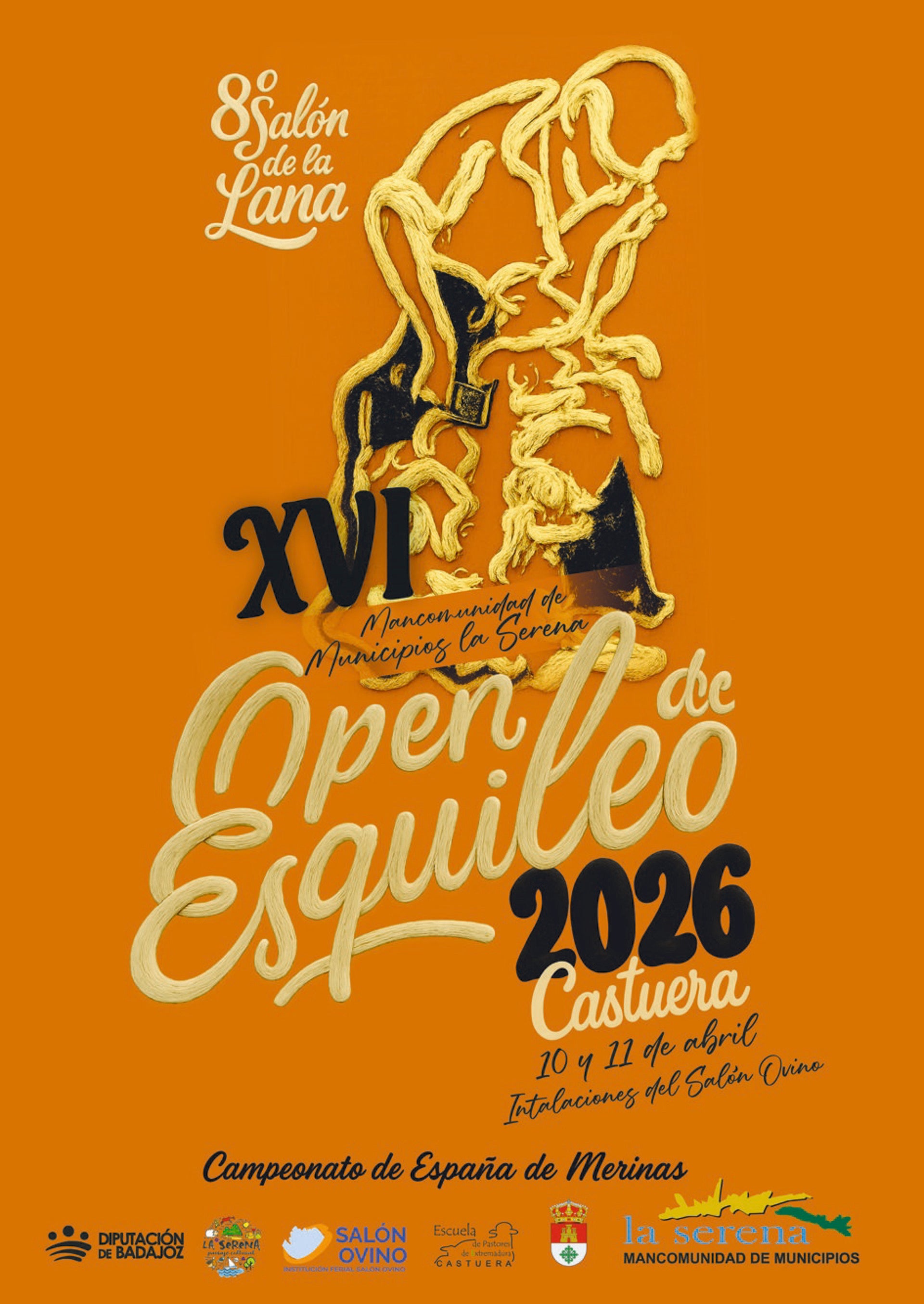 Castuera se prepara para celebrar el Campeonato de España de Esquileo de Merinas del 10 al 11 de abril Castuera se prepara para celebrar el Campeonato de España de Esquileo de Merinas del 10 al 11 de abril