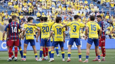 Jugadores de la UD Las Palmas