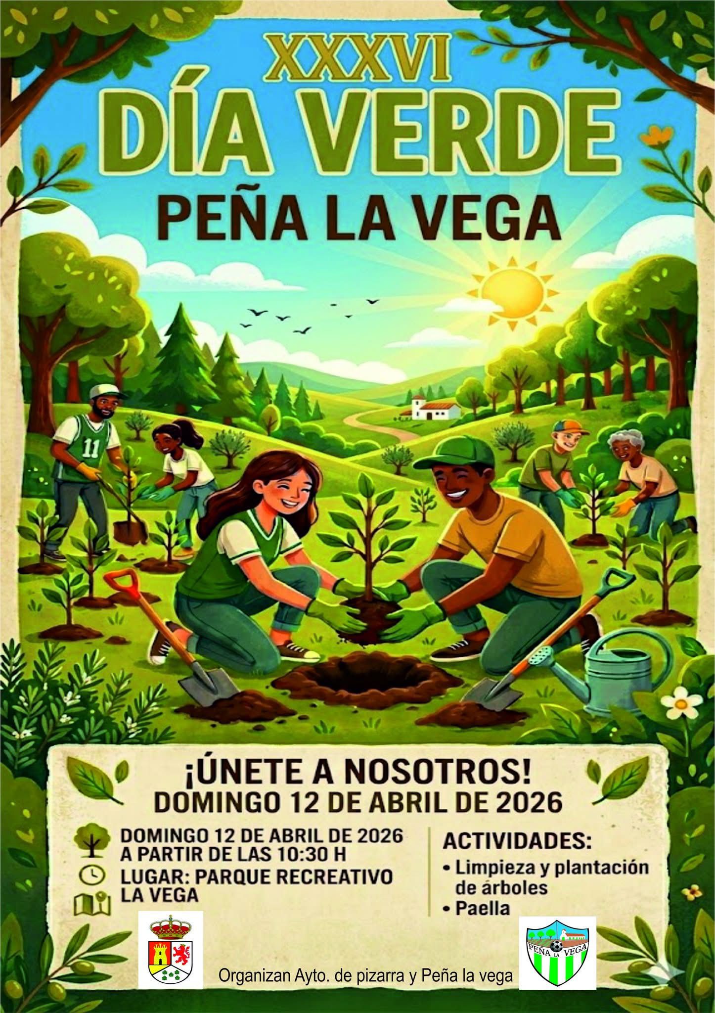 La Asociación Peña La Vega organiza junto al Ayuntamiento de Pizarra celebran la XXXVI edición del Día Verde La Asociación Peña La Vega organiza junto al Ayuntamiento de Pizarra celebran la XXXVI edición del Día Verde