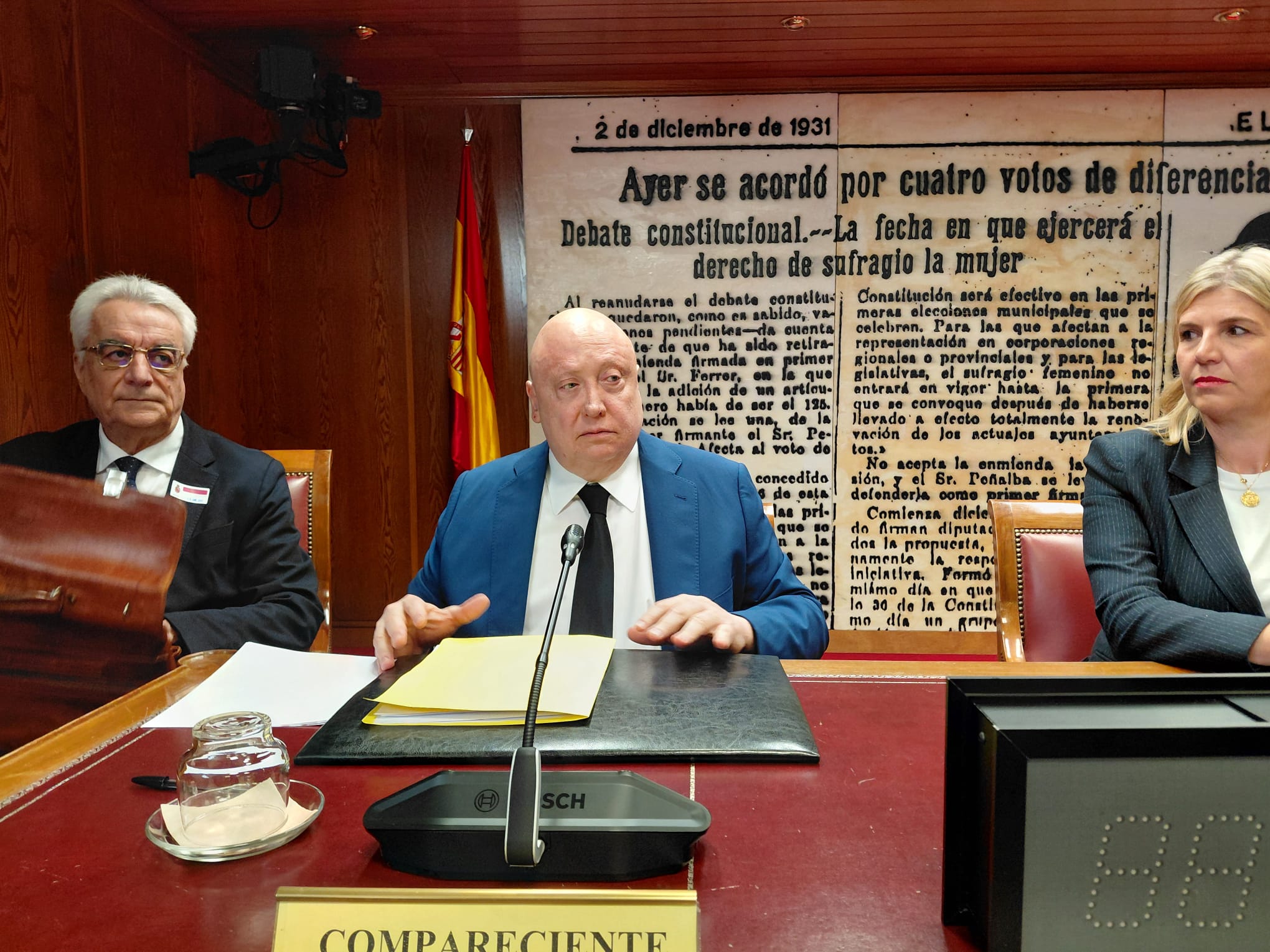 El Presidente y fundador de Forestalia, Fernando Samper Rivas en la Comisión Koldo del Senado El Presidente y fundador de Forestalia, Fernando Samper Rivas en la Comisión Koldo del Senado