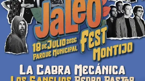 El Jaleo Fest ofrecerá el 18 de julio en Montijo las actuaciones de La Cabra Mecánica, los Ganglios o Pedro Pastor entre otros El Jaleo Fest ofrecerá el 18 de julio en Montijo las actuaciones de La Cabra Mecánica, los Ganglios o Pedro Pastor entre otros