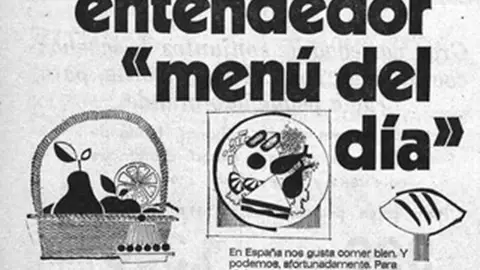 Menú del día Menú del día