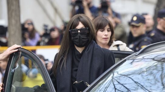 La expareja de &Aacute;balos, J&eacute;ssica Rodr&iacute;guez, a su salida del Tribunal Supremo, a 7 de abril de 2026